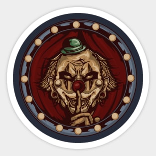 Circus Clown Sticker